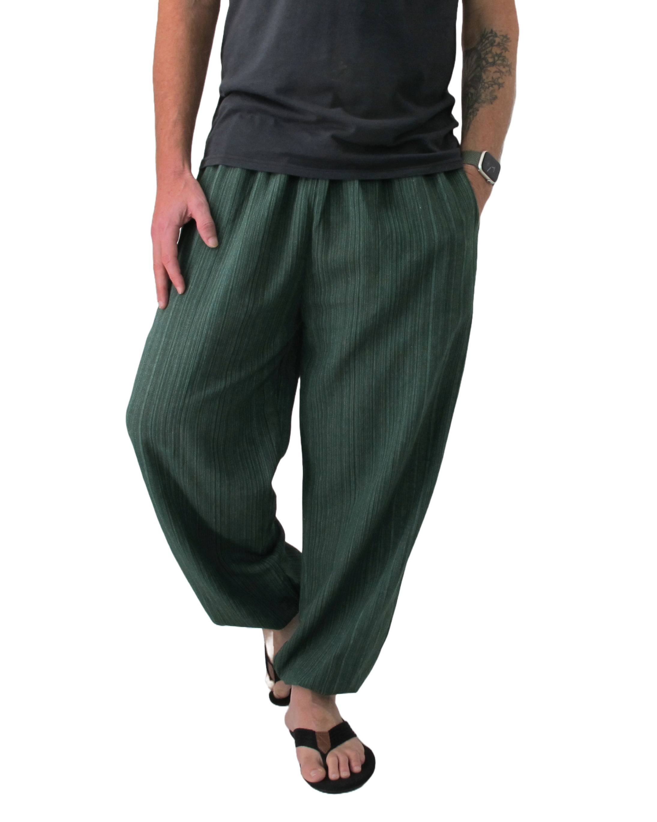 Cotton Hippie Pants Green – Love Quality